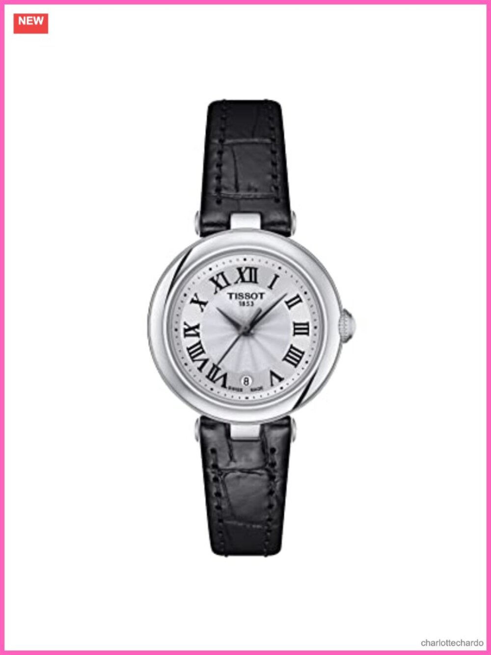 Tissot Bellissima Swiss Quartz 26mm White Dial Women's Watch Leather Strap